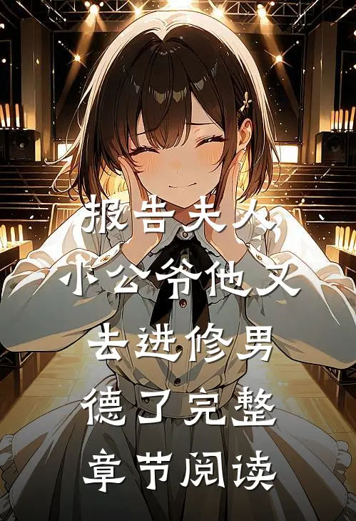 报告夫人，小公爷他又去进修男德了完整章节阅读