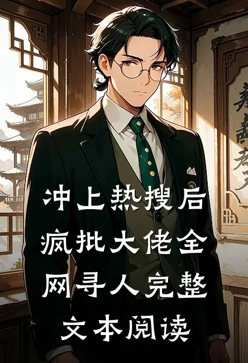 冲上热搜后，疯批大佬全网寻人完整文本阅读