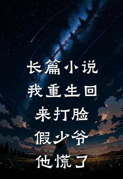 长篇小说我重生回来打脸，假少爷他慌了