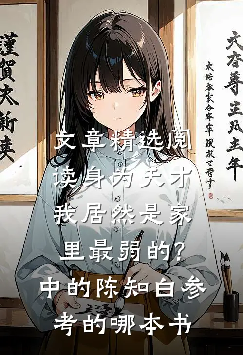 文章精选阅读身为天才,我居然是家里最弱的?中的陈知白参考的哪本书