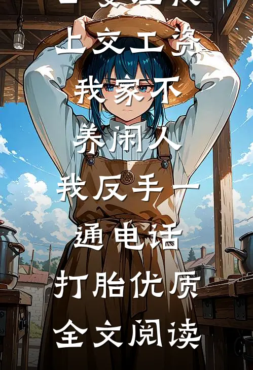 公婆让我上交工资：我家不养闲人，我反手一通电话：打胎优质全文阅读