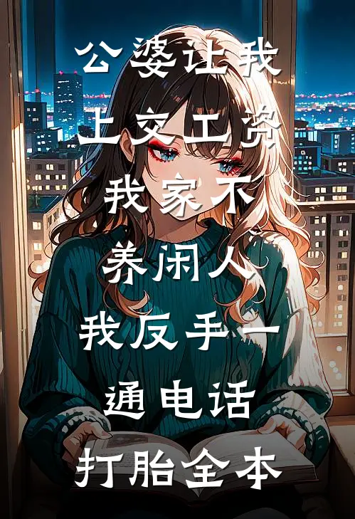 公婆让我上交工资：我家不养闲人，我反手一通电话：打胎全本