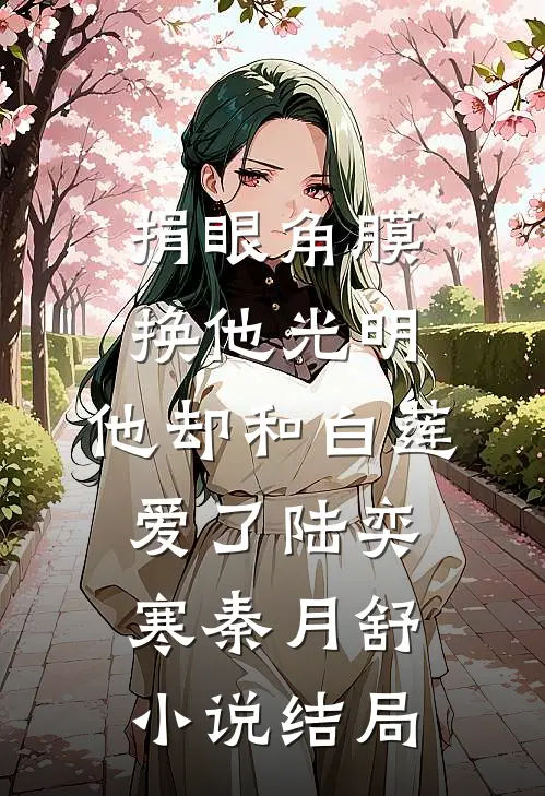 捐眼角膜换他光明，他却和白莲爱了陆奕寒秦月舒小说结局