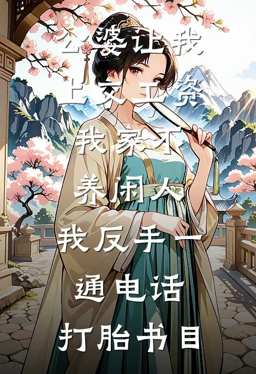 公婆让我上交工资：我家不养闲人，我反手一通电话：打胎书目