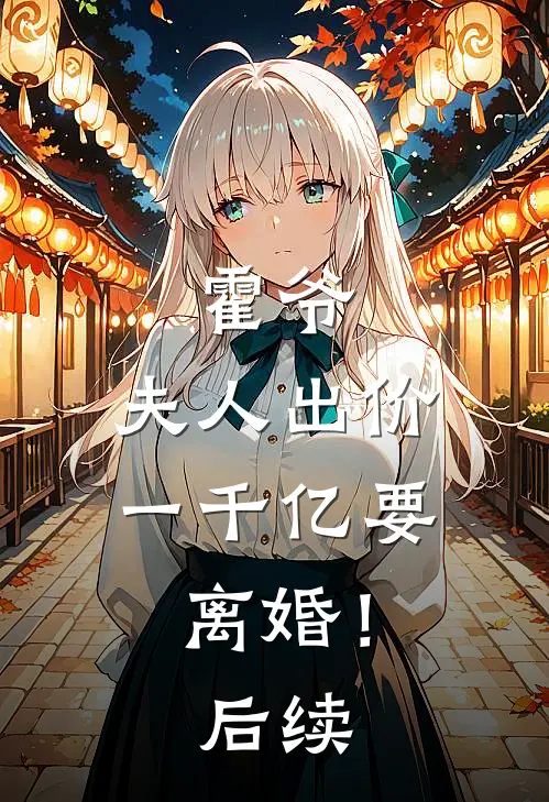 霍爷，夫人出价一千亿要离婚！后续