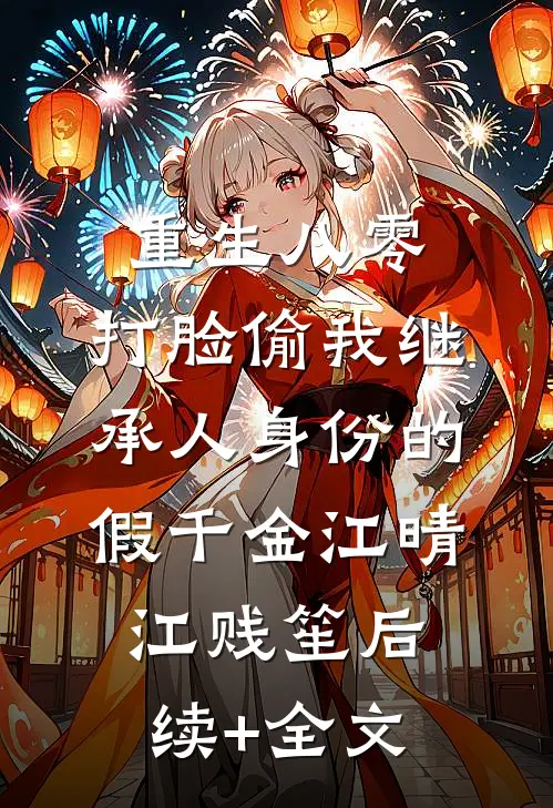 重生八零，打脸偷我继承人身份的假千金江晴江贱笙后续+全文