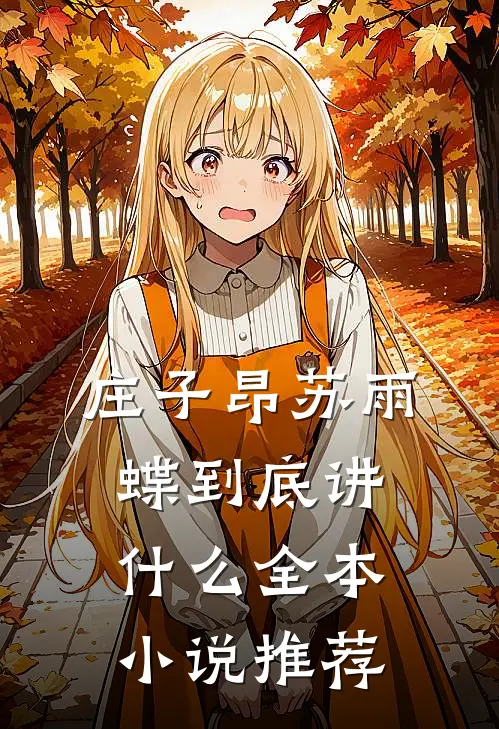 庄子昂苏雨蝶到底讲什么全本小说推荐