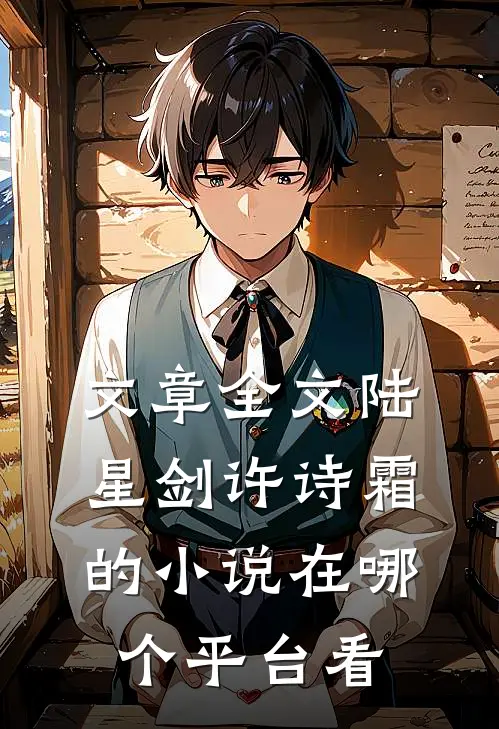 文章全文陆星剑许诗霜的小说在哪个平台看