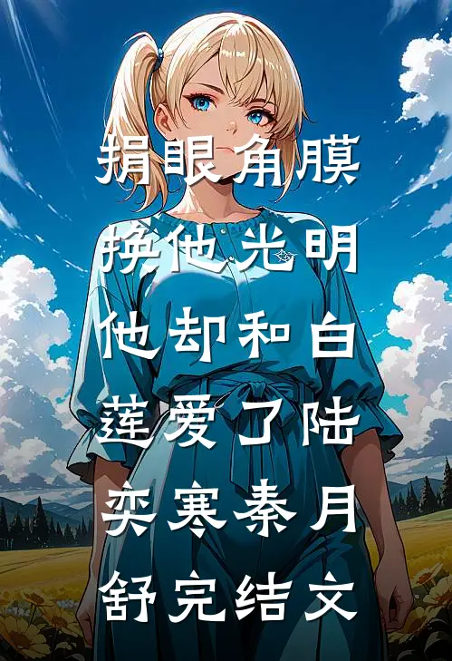 捐眼角膜换他光明，他却和白莲爱了陆奕寒秦月舒完结文