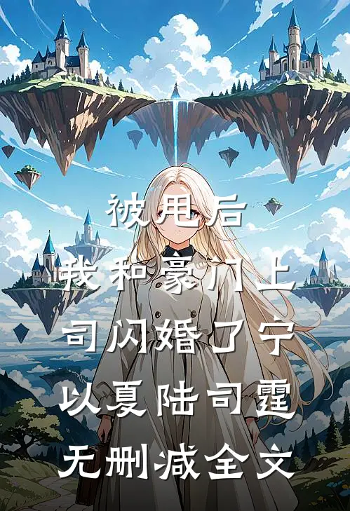 被甩后，我和豪门上司闪婚了宁以夏陆司霆无删减全文